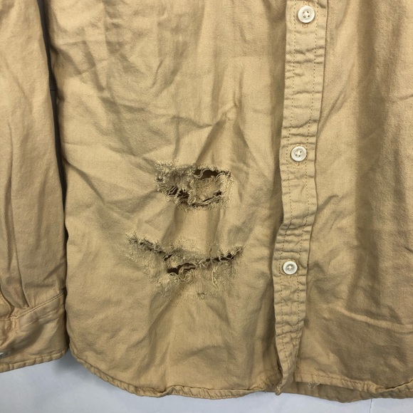 Topman Distressed Twill Shirt Sz S - Picture 4 of 12